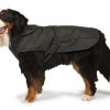 2 in 1 Waterproof Harness Dog Coat in Black