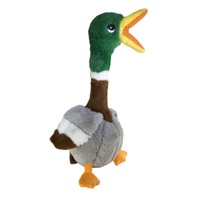 Shakers Duck Toy Grey - Duck Dog Toy