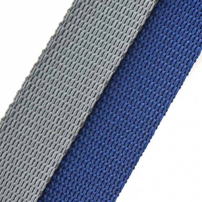Grey and Navy Collar and Lead
