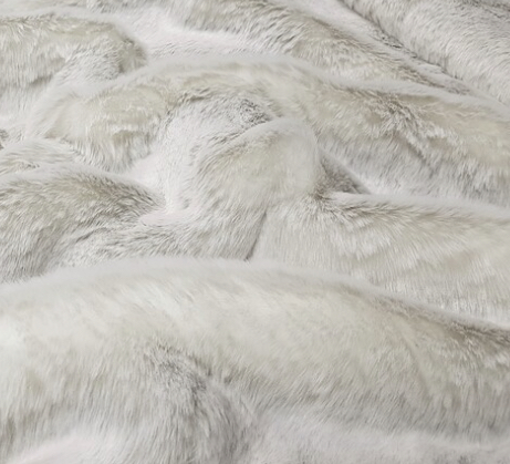 Beige Frost Faux Fur Dog Blanket