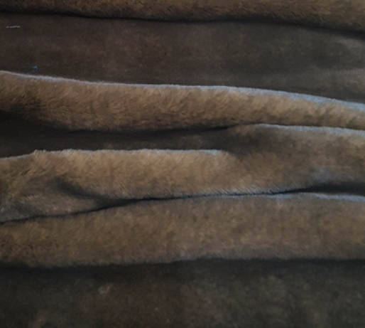 Brown Soft Faux Fur Dog Blanket