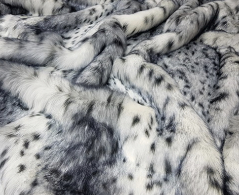 Bobcat Faux Fur Dog Blanket