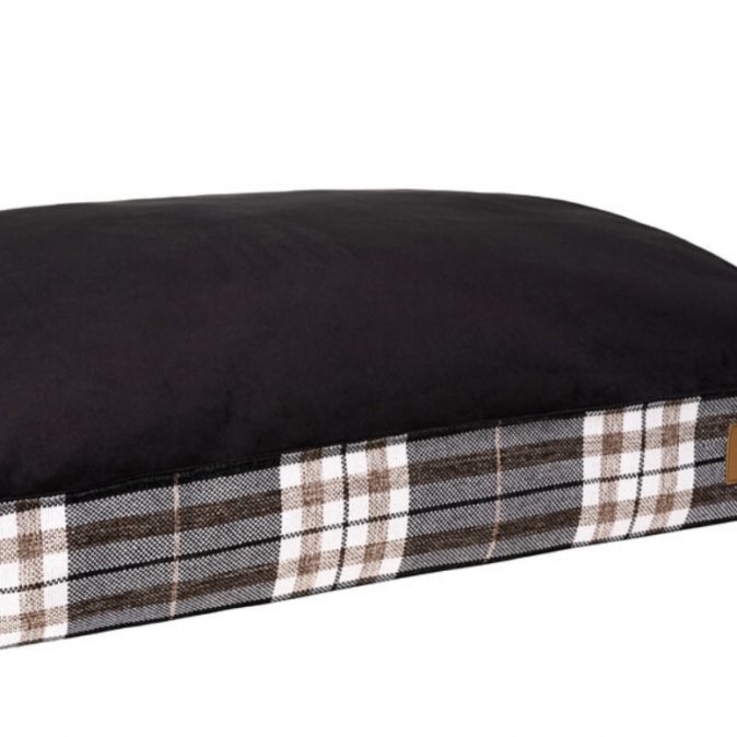 Graphite Dog Cushion Bed Scott